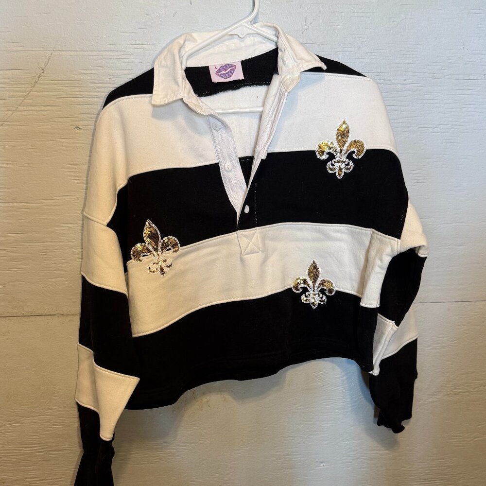 Sparkle City New Orleans Saints rugby top